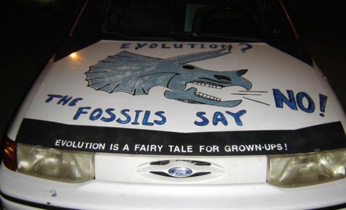 Evolution Creationism Car